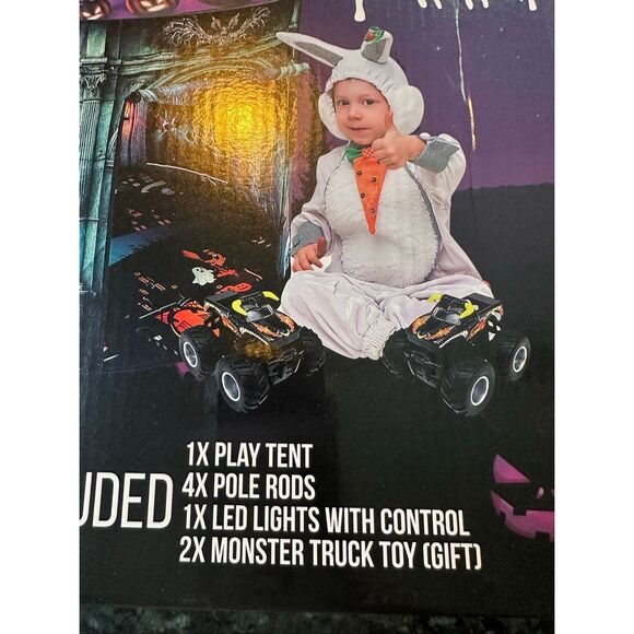 Halloween Kids Tent Set with Monster Truck Toy - Picture 5 of 5